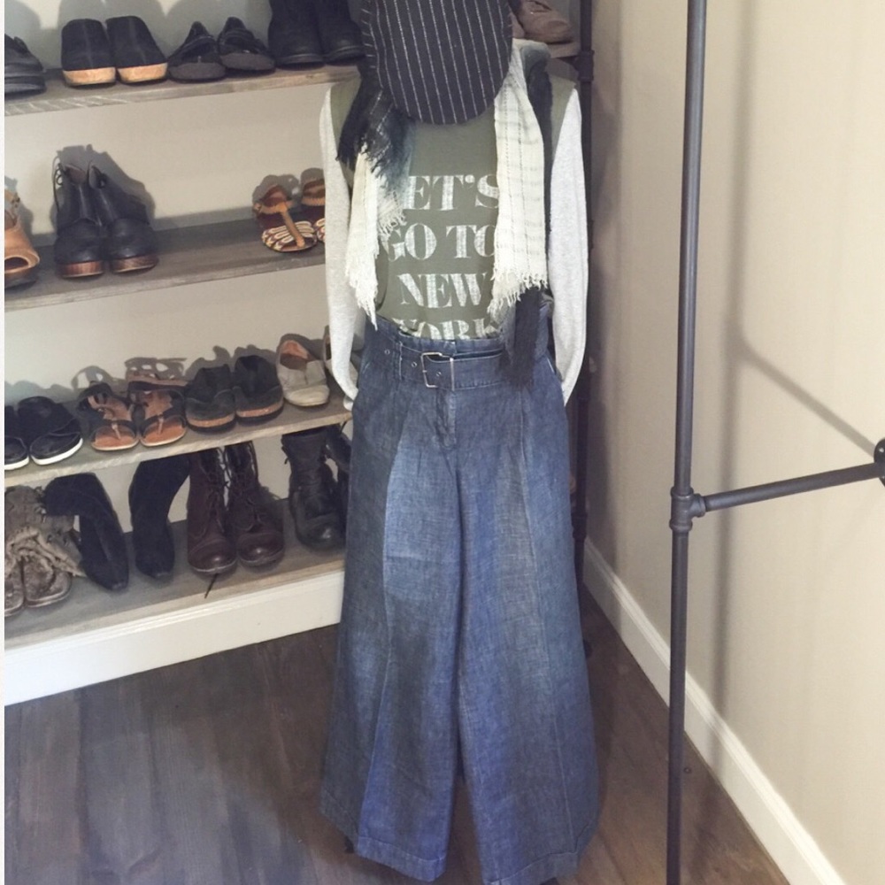 Express wide leg jeans- size 2 - Picture 4 of 8